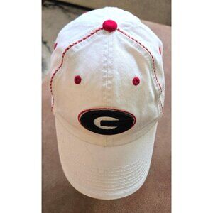 UGA Women's Baseball Cap w gingham trim Top of the World   Go DAWGS